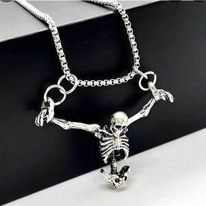 Skeleton Pendant Necklace